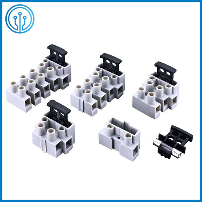 Injection Moulding 5 Pole Wire Protected Connector Fuse Terminal Blocks FT06-5W Dengan Brass Clamping Unit