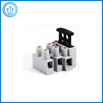 Commoning Nickel Plated Brass Multiway Terminal Block Connector FT06-3 450V 32A