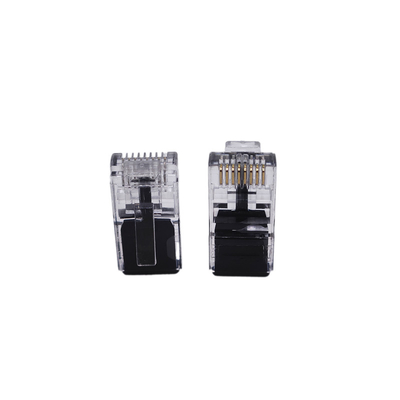 Ethernet Cat5e Shielded Cable Connector RJ45 Modular Plug Jack Socket 8P8C 8 Posisi Dengan 120 Ohm Resistor