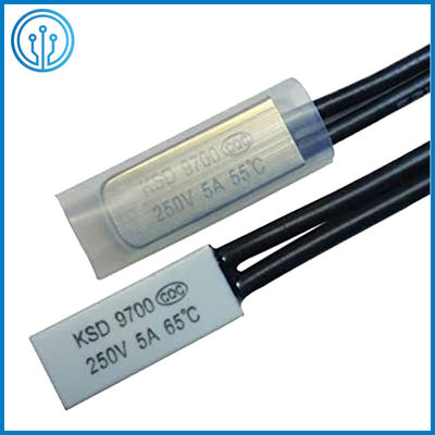KSD9700 Plastik Bimetal Suhu Beralih AC125V Bimetal Thermostat Kontrol Suhu
